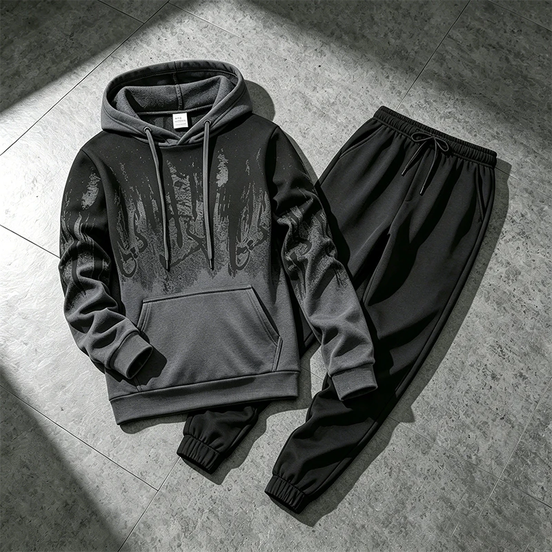 Winter Clothing Equipment - Herbst-Winter Herren Hoodies Trainingsanzug Lässige Tintenverschüttungs-Sweatshirts
