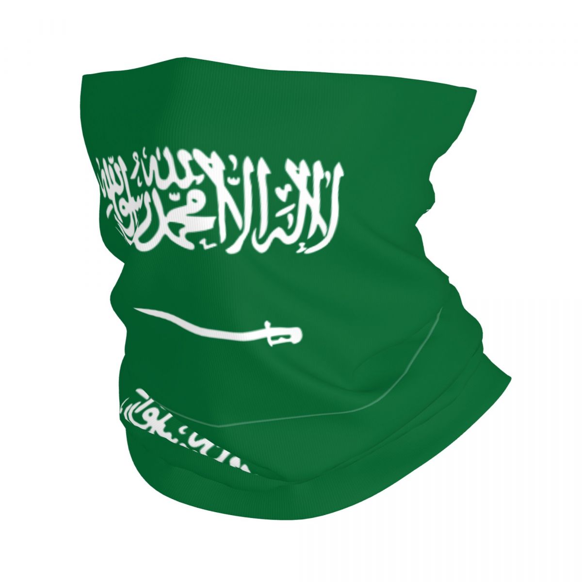 Wool Balaclava Knit - Saudi-arabien Flagge Bandana Hals Abdeckung Gedruckt