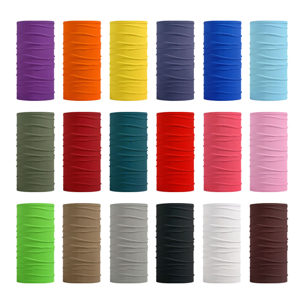 Wool Balaclava Knit - Nahtlose einfarbige Bandanas für Männer und