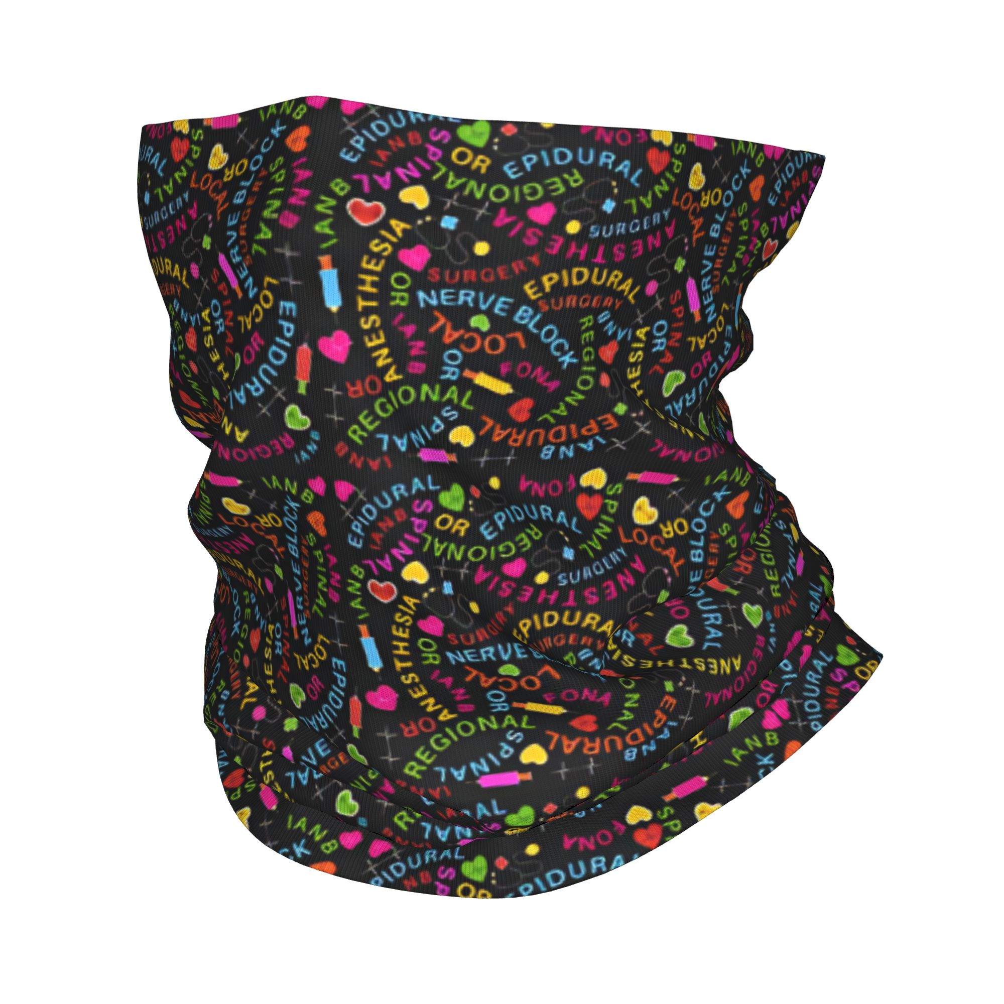 Wool Balaclava Knit - Anästhesie Anästhesiologie Medizinisches Bandana, Halstuch, Sturmhauben,