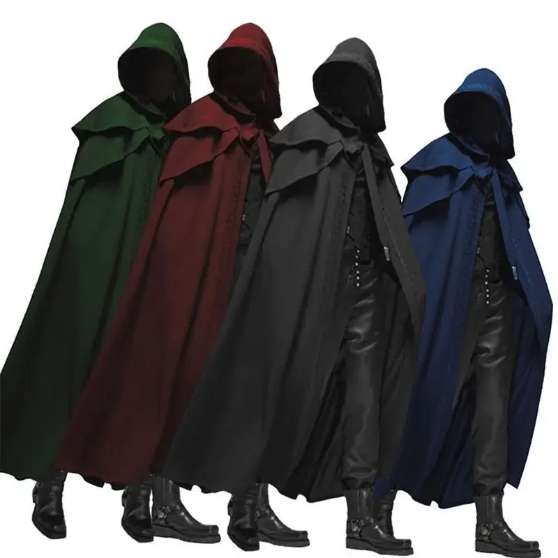 Winter Clothing Equipment - Herren Mönchskostüm Mittelalterliches Vintage Gothic Outfit