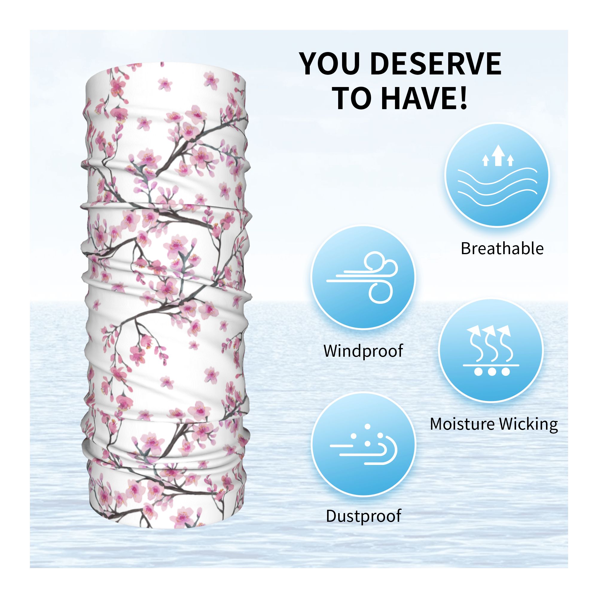 Japan Sakura Kirschblüten mit  – Wool Balaclava Knit Bewertung und Preis