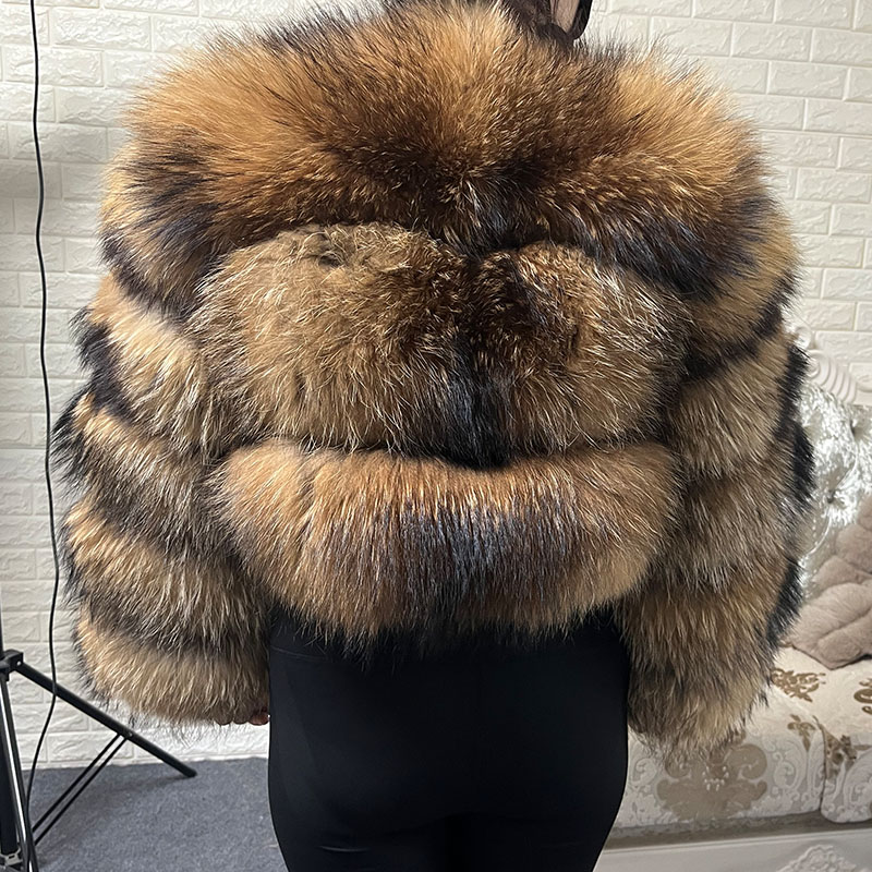 Plus Größe Tops Braun Pelz Mao – Winter Clothing Equipment Bewertung und Preis
