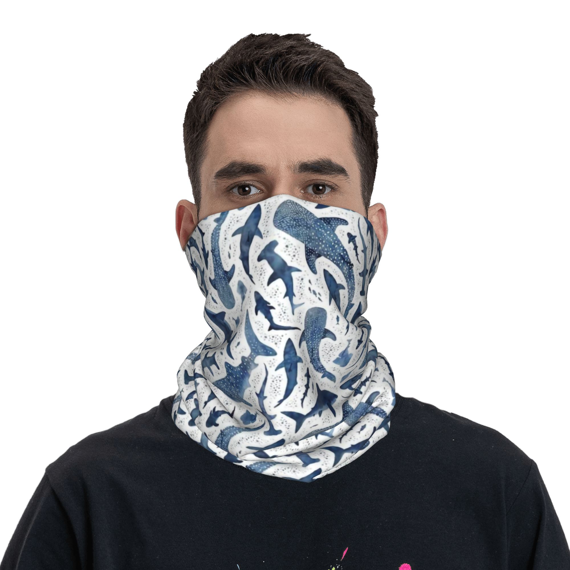 Benutzerdefinierte blaue Aquar – Wool Balaclava Knit Bewertung und Preis